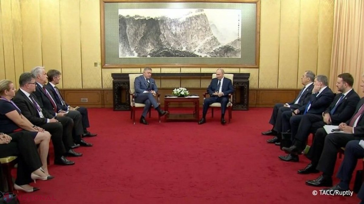 Putin cere Slovaciei să oprească livrările de energie către Ucraina: un apel surprinzător în cadrul întâlnirii de la Beijing cu Robert Fico