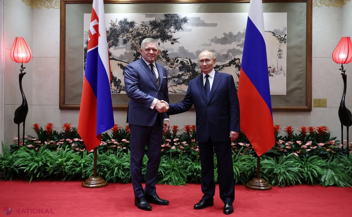 Slovacia își dorește apropierea de Rusia: Reluarea vizelor și importuri sporite de gaze prin TurkStream, anunță premierul Fico la întâlnirea cu Putin în Beijing