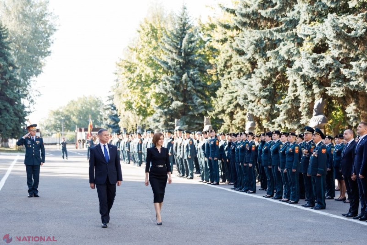 Maia Sandu subliniază importanța unei armate moderne pentru protejarea păcii de Ziua Armatei Naționale