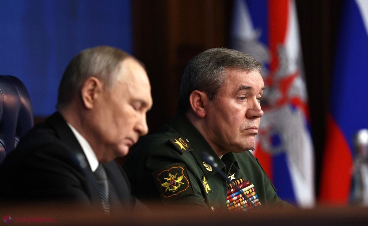 Putin îi oferă lui Valeri Gherasimov Ordinul pentru Curaj, în ciuda mandatului internațional și criticilor pentru eșecuri militare în Ucraina