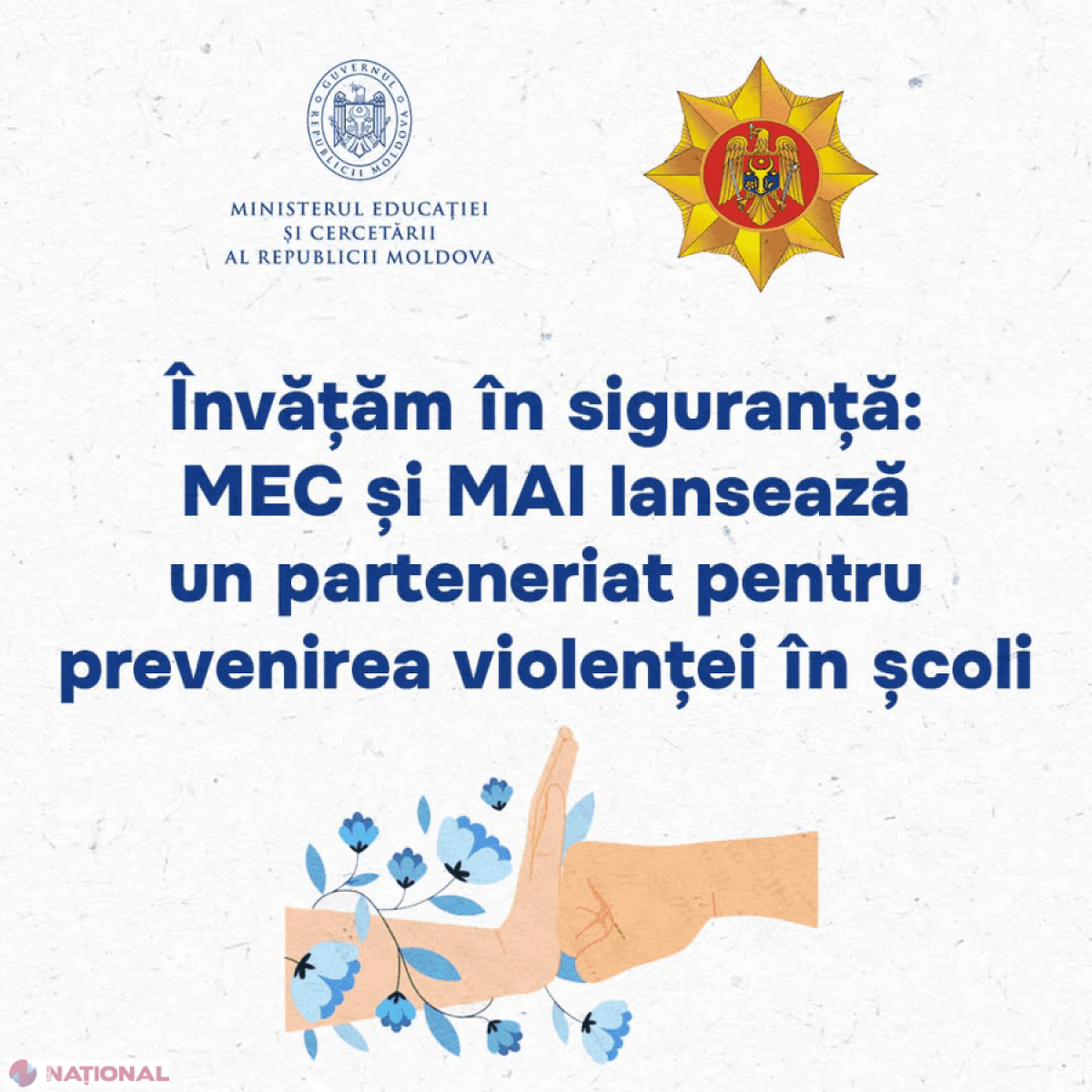 MEC și MAI unesc forțele pentru a combate violența în școli: un an de acțiuni pentru un mediu educațional sigur
