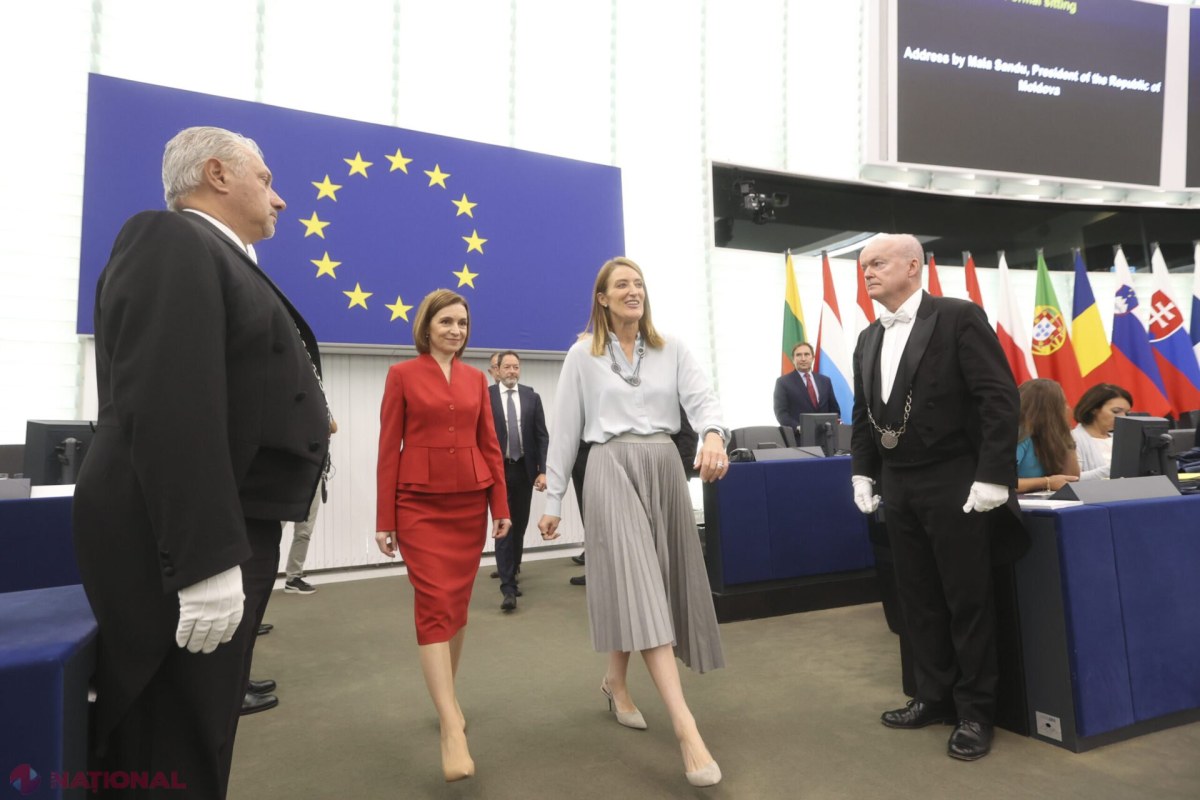 Entuziasm în Parlamentul European: Roberta Metsola își exprimă susținerea pentru aderarea Republicii Moldova la UE
