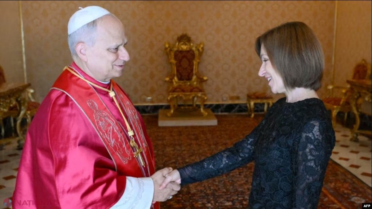 Maia Sandu, în vizită privată la Vatican cu familia, întâlnire cu Papa Leon al XIV-lea și cardinalul Pietro Parolin