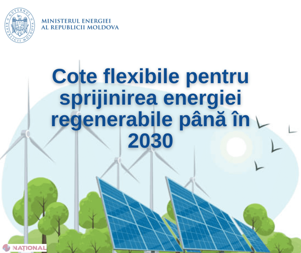 Guvernul extinde termenul și crește capacitatea sprijinului pentru energia regenerabilă în Moldova până în 2030