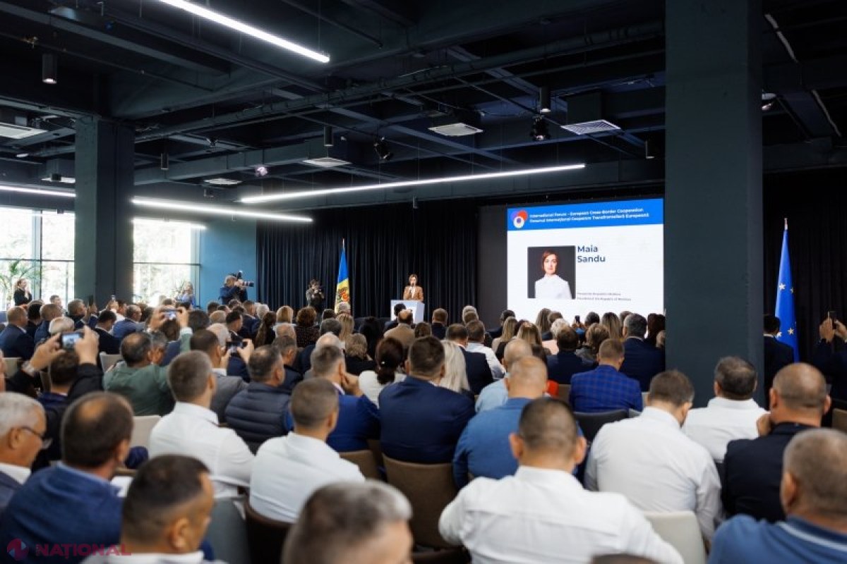 Maia Sandu promovează colaborarea transfrontalieră pentru investiții și dezvoltare la Forumul Internațional de la Chișinău