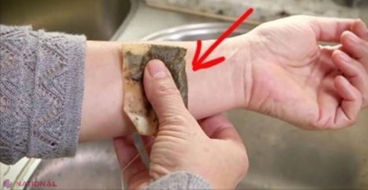 VIDEO // E uimitor ce se întâmplă dacă pui un pliculeț folosit de ceai la încheietura mâinii