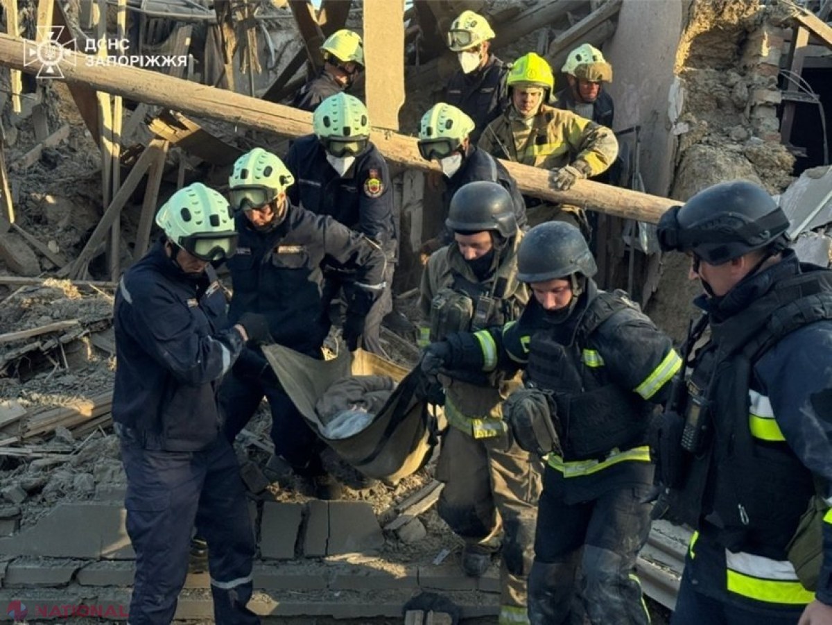 Atac devastator la Zaporojie: trei morți și doi răniți în urma bombardamentelor rusești