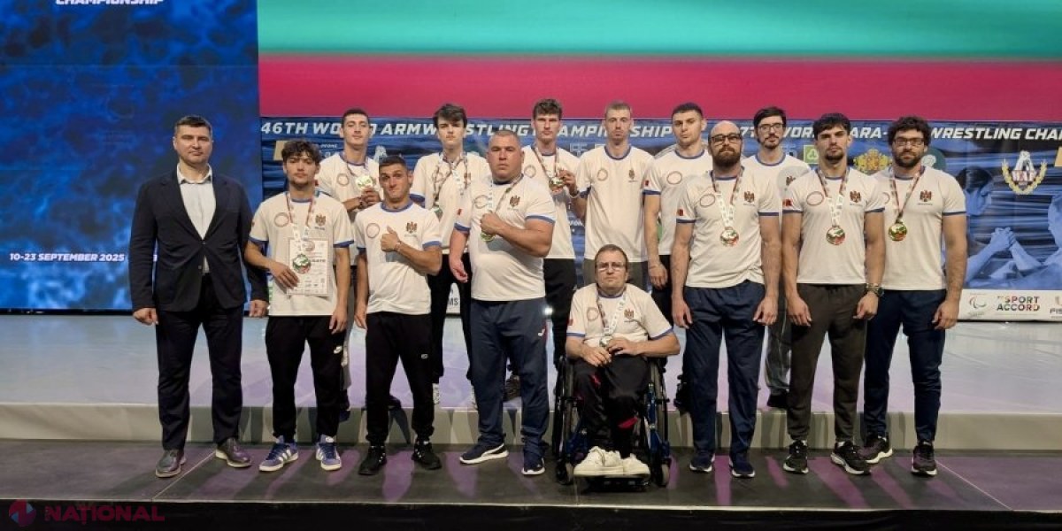 Lotul național de para-armwrestling triumfă la Campionatul Mondial cu 11 medalii
