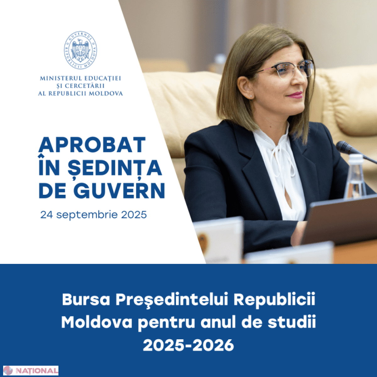 Studenții și elevii de top din Moldova vor primi Bursa Președintelui pentru anul 2025-2026