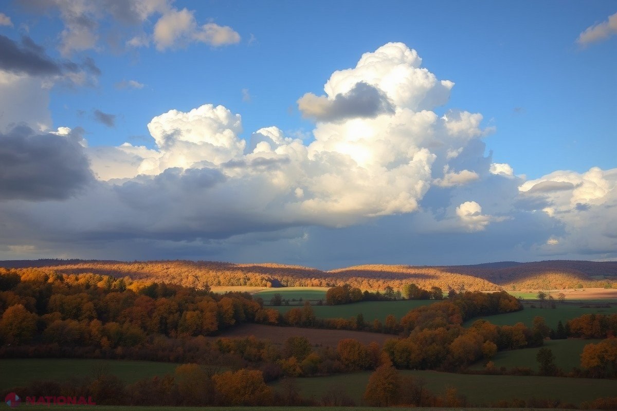 Temperaturi în scădere drastică în Republica Moldova pe 26 Septembrie 2025