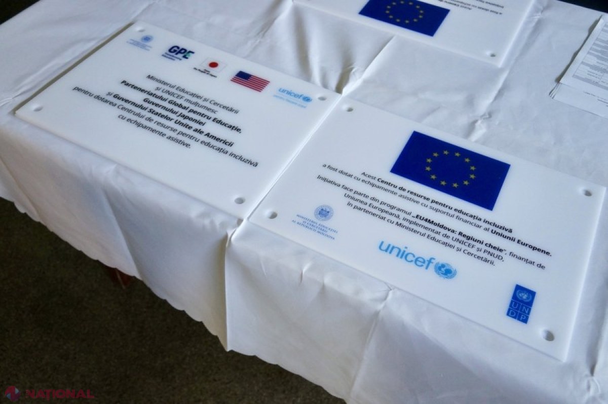 95 de școli din Republica Moldova primesc echipamente asistive pentru copii cu dizabilități datorită sprijinului internațional