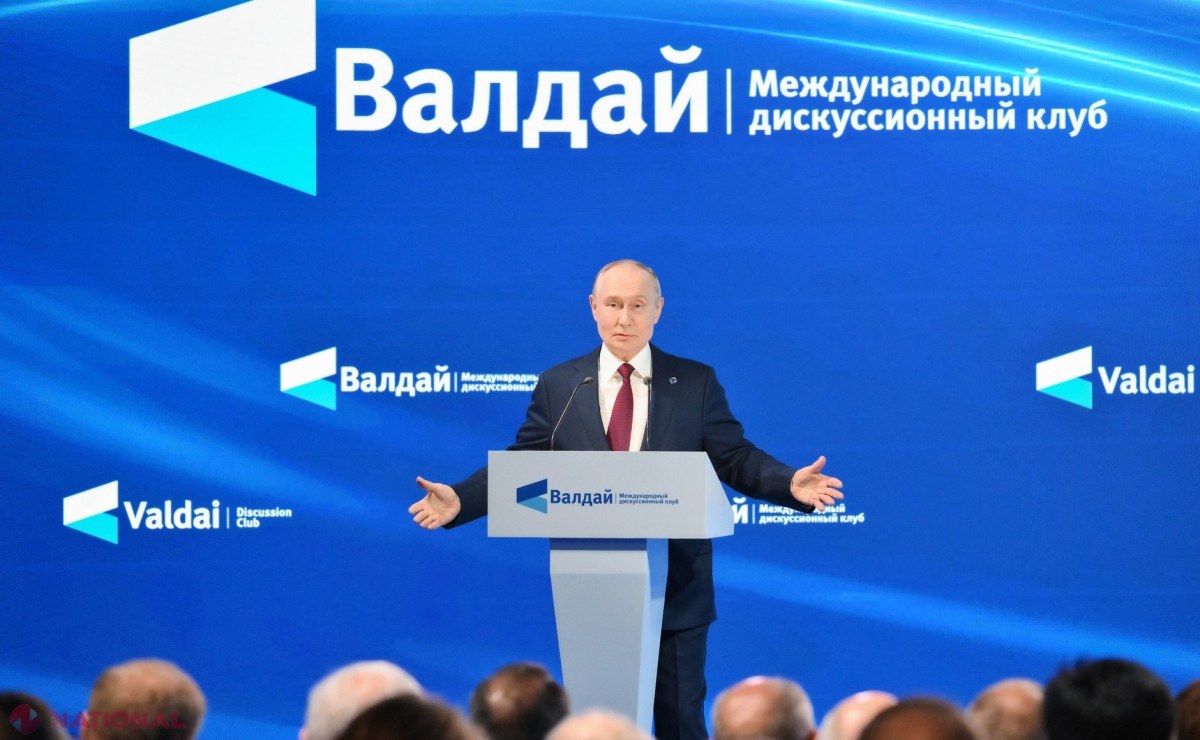Putin critică Occidentul și promite un „răspuns convingător” la forumul Valdai: Europa se militarizează, iar NATO este un „tigru de hârtie”