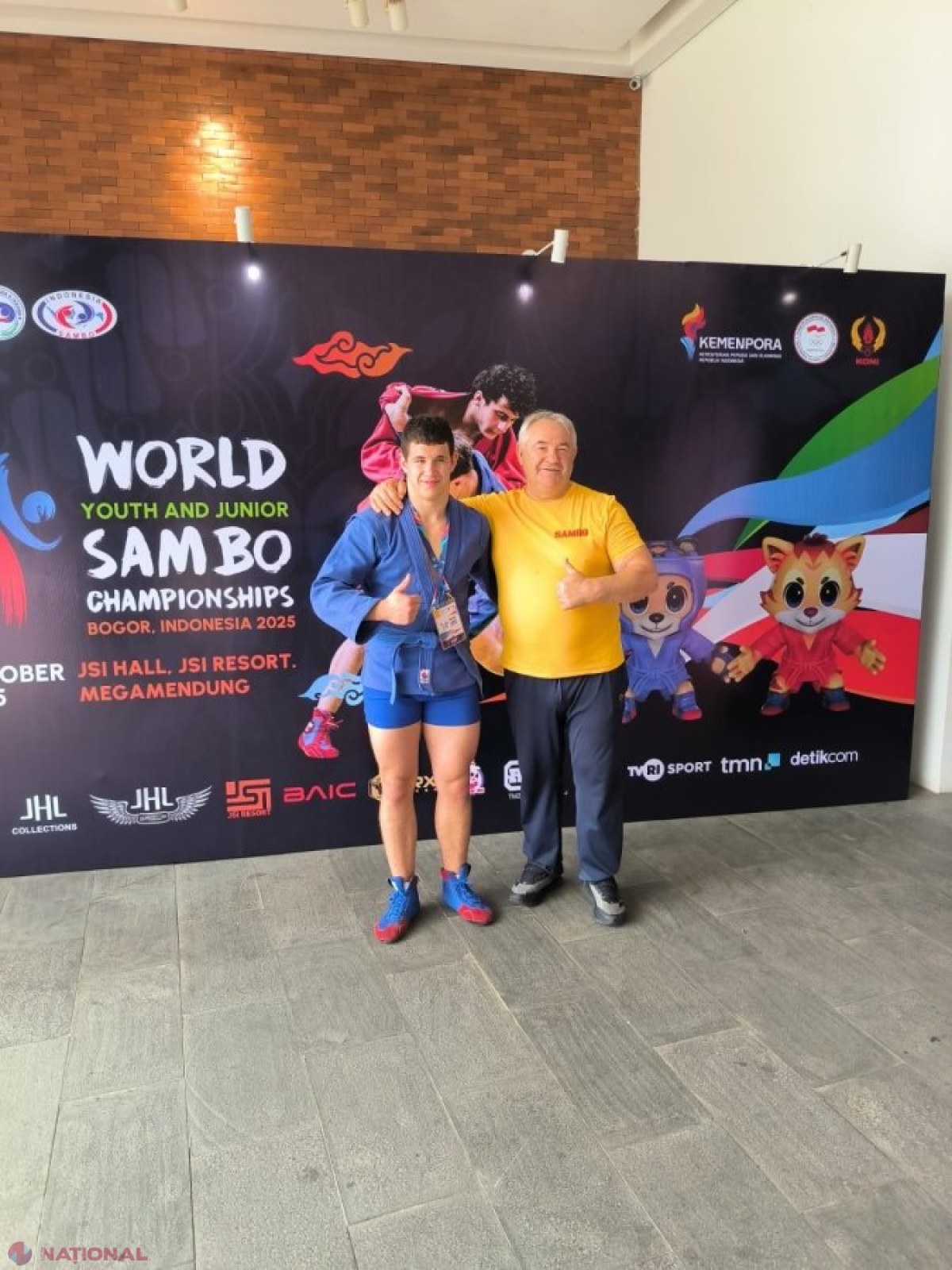 Stanislav Iuhnevici câștigă bronzul pentru Moldova la Mondialul de sambo din Indonezia