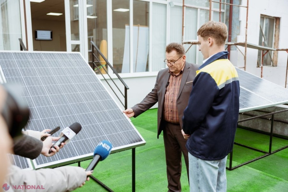 Școală profesională din Bălți inaugurează un atelier modern pentru viitorii electricieni și instalatori de fotovoltaice