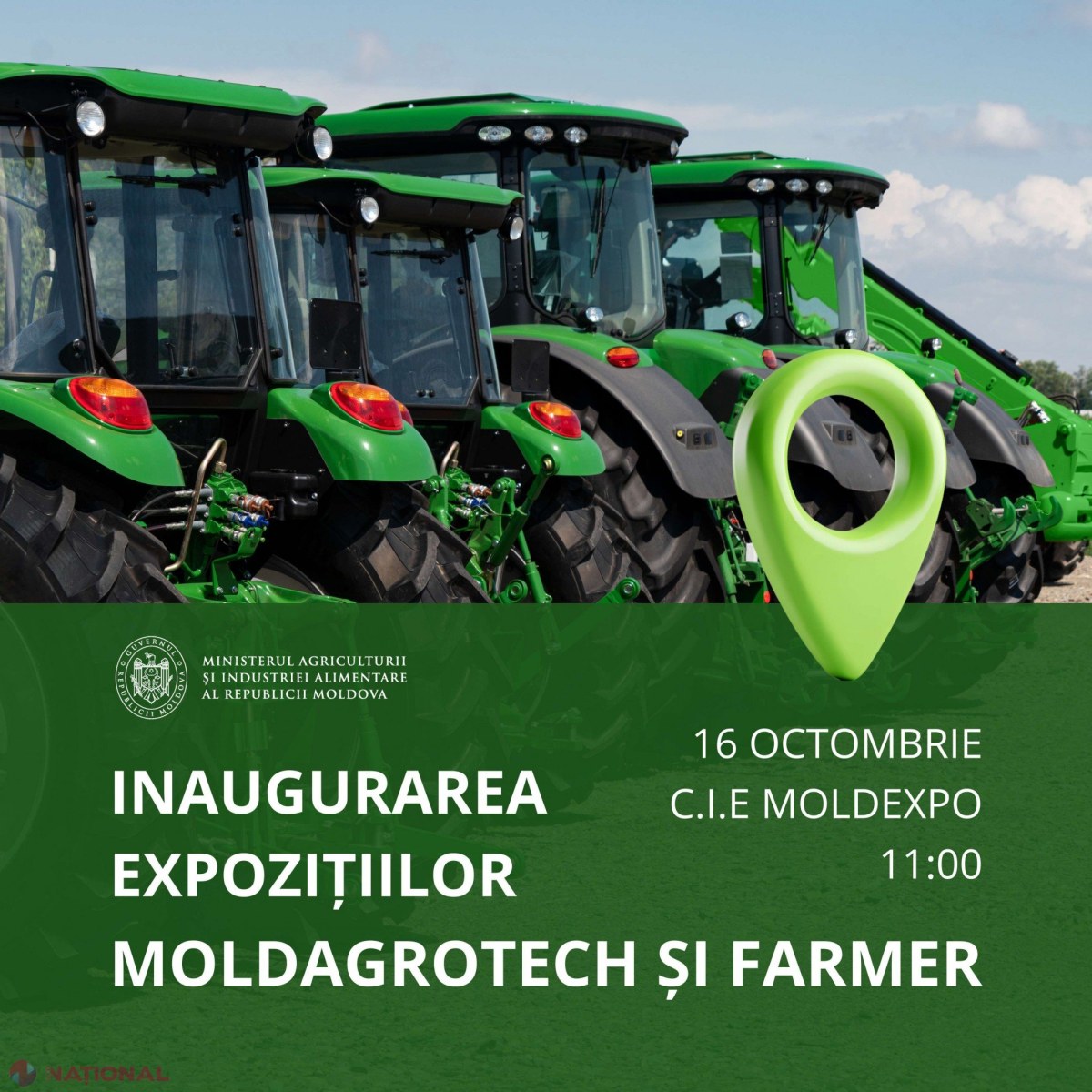 Ediția de toamnă a expozițiilor MOLDAGROTECH și FARMER debutează la Chișinău