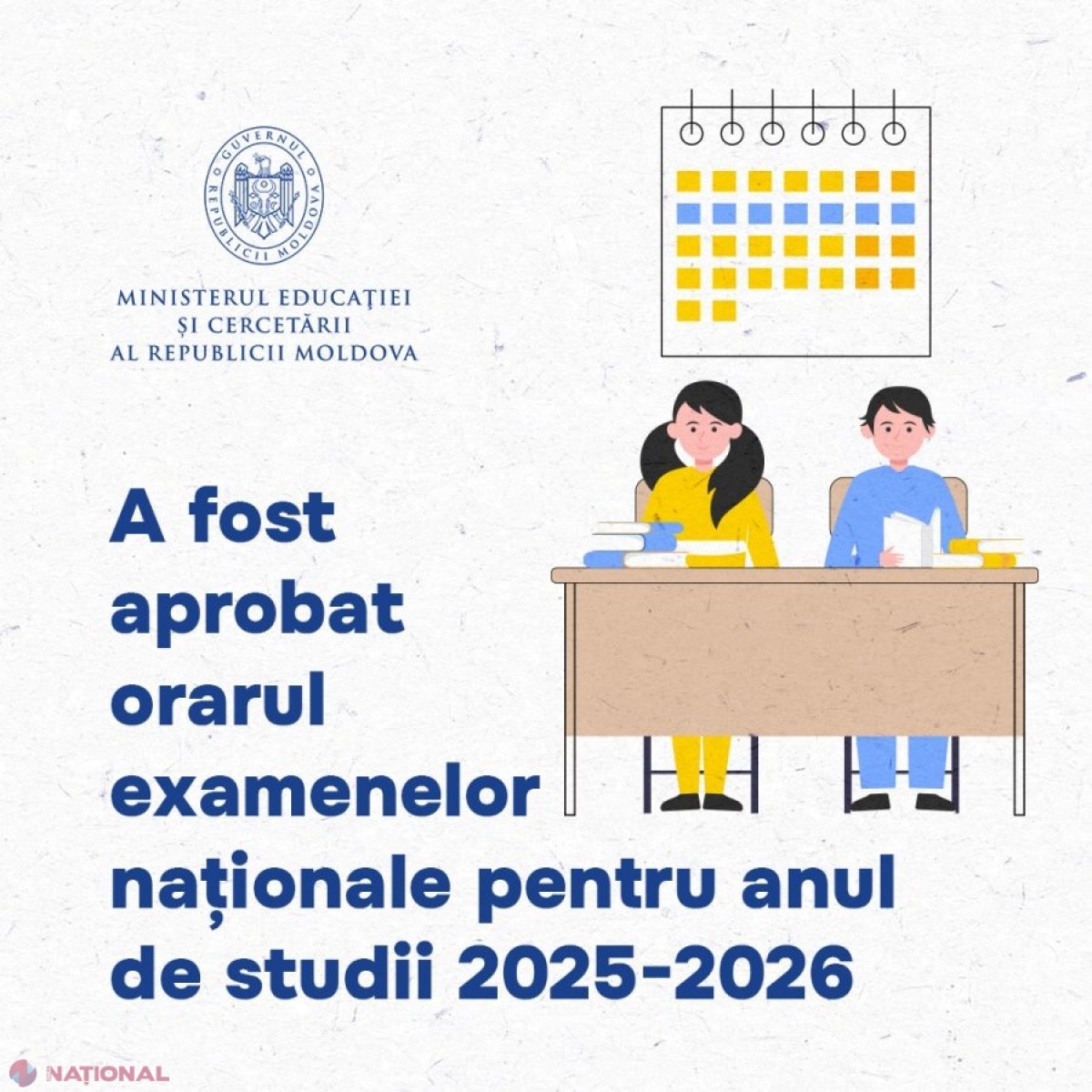 Ministerul Educației anunță orarul examenelor naționale pentru 2025-2026