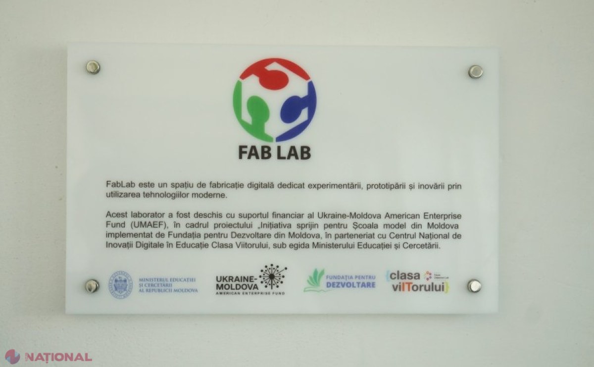 Elevii din Peresecina descoperă tehnologiile viitorului: FabLab-ul revoluționează educația la Liceul „Alexandru Donici” din Orhei