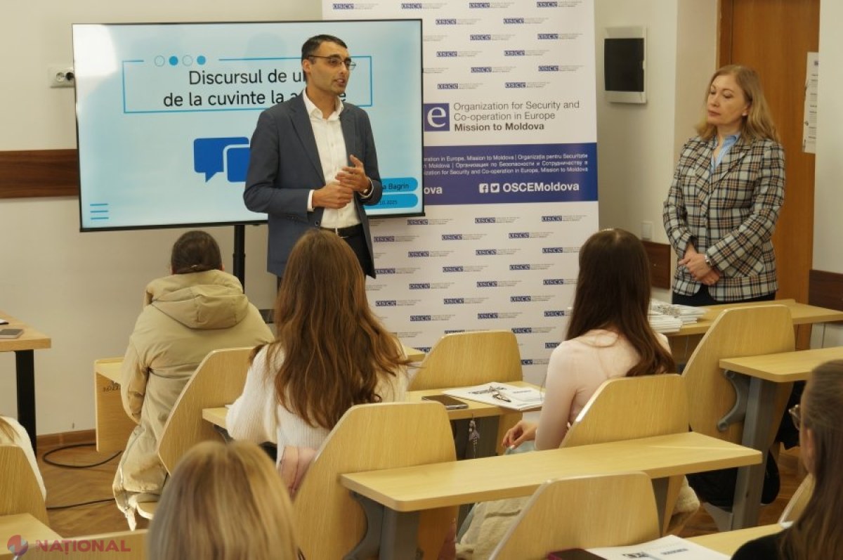 Viitorii jurnaliști, instruiți în combaterea discursului urii și promovarea toleranței la USM