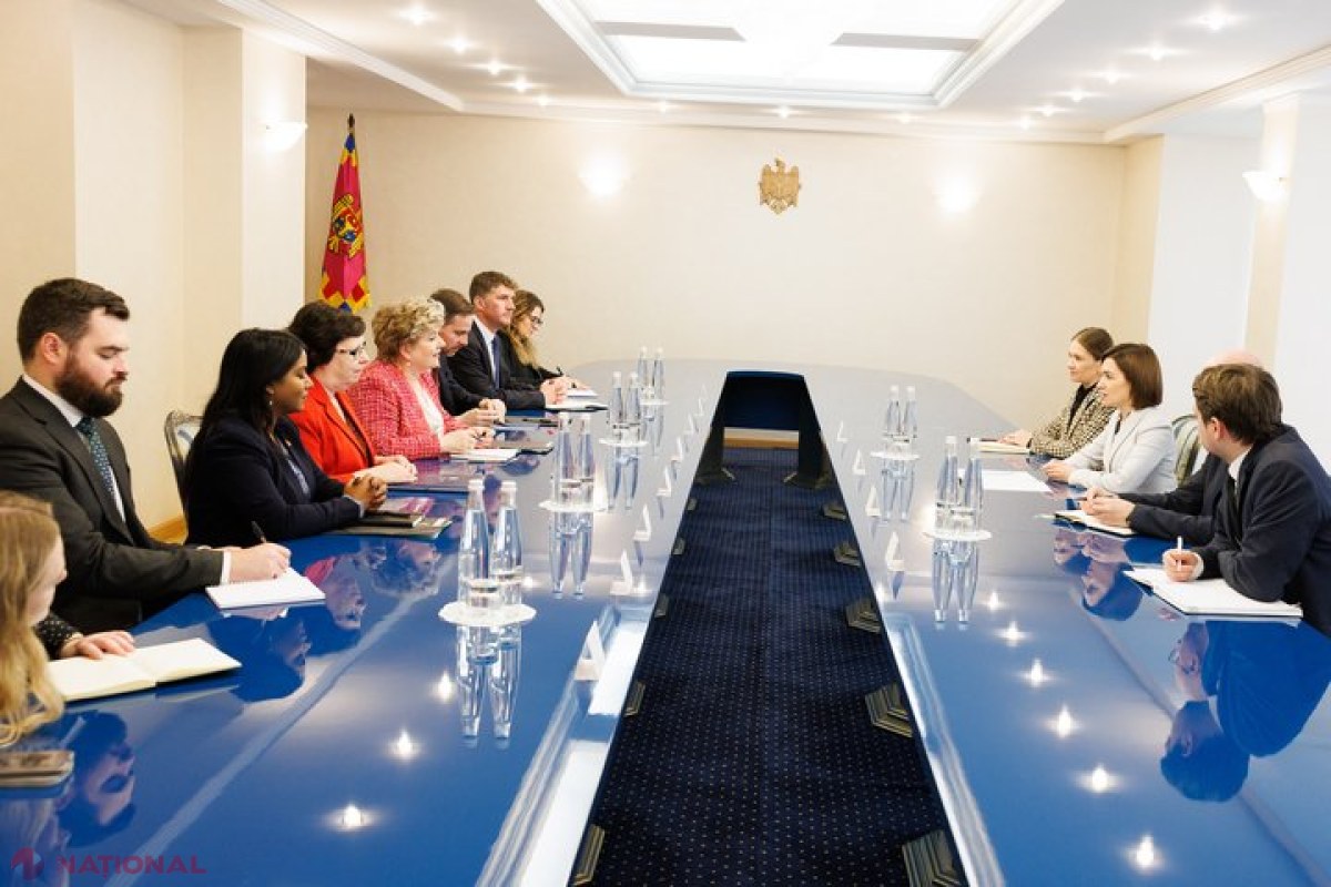 Maia Sandu discută cu delegația britanică despre securitatea și reziliența Moldovei în fața dezinformării și ingerințelor externe