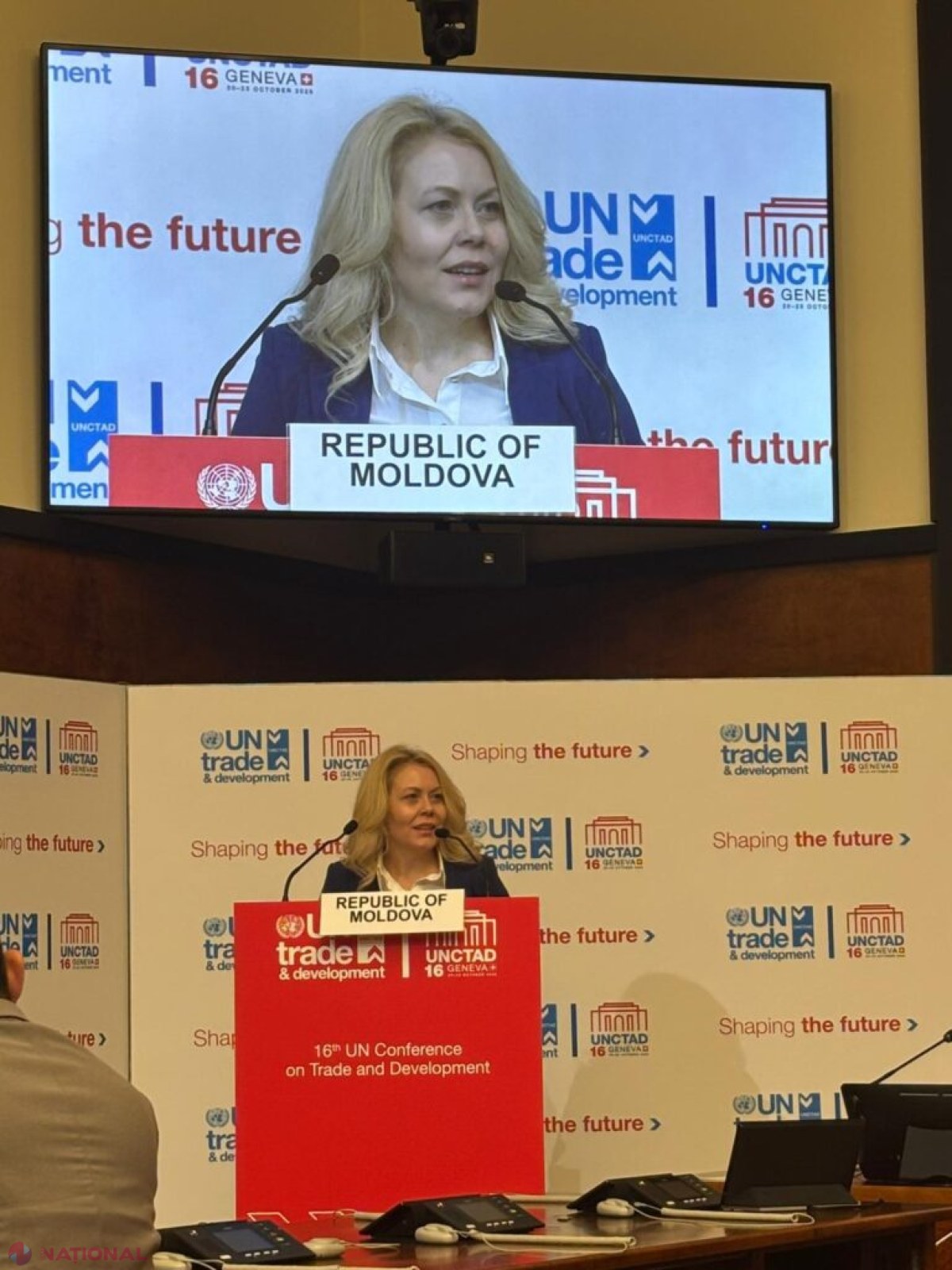 Moldova susține dezvoltarea economică durabilă la Conferința UNCTAD 16 de la Geneva