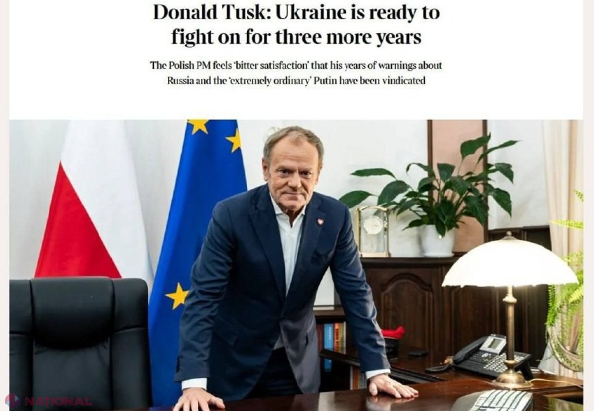 Ucraina pregătită să reziste în fața Rusiei încă doi, trei ani, afirmă Tusk după o discuție cu Zelenski