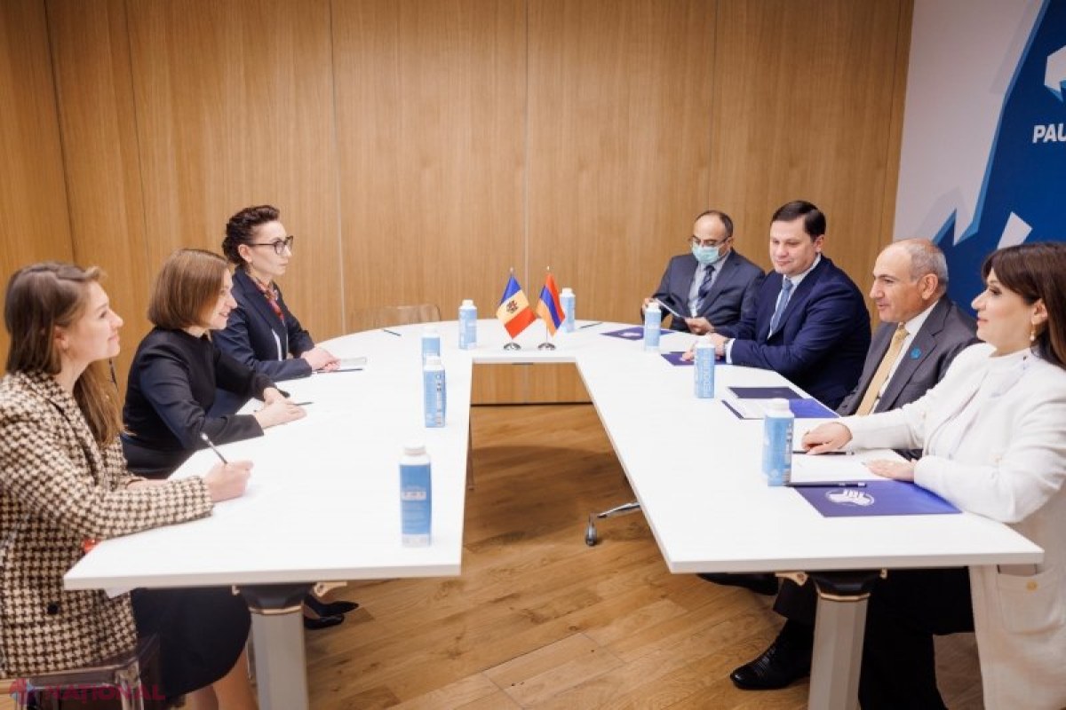 Maia Sandu și Nikol Pașinian, dialog constructiv pentru pace și stabilitate în Europa la Forumul Păcii de la Paris