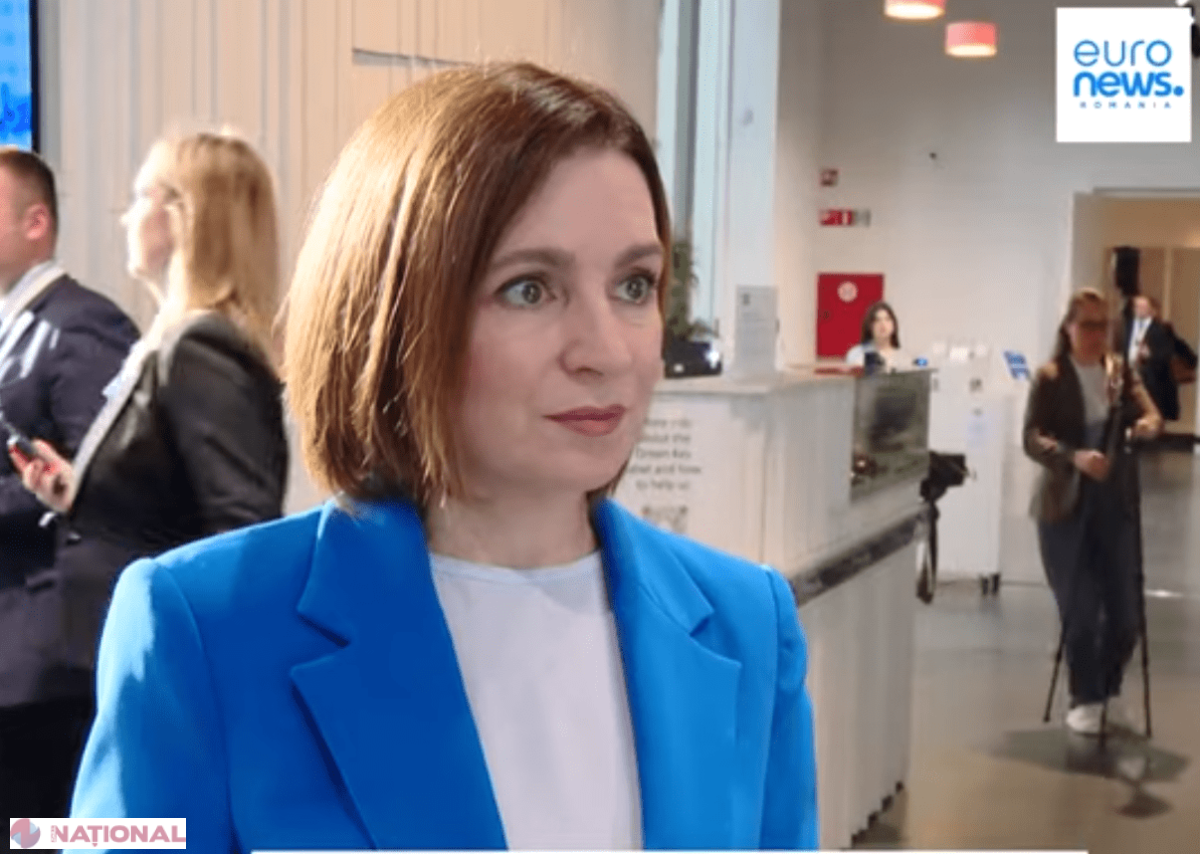 Maia Sandu avertizează la summitul Euronews: Rusia încearcă să-și recapete influența la Chișinău fără acțiuni militare directe