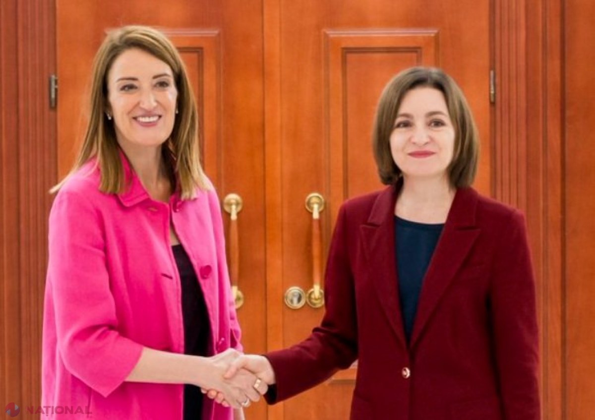 Roberta Metsola, în vizită la Chișinău: Momentul decisiv pentru aderarea Moldovei la Uniunea Europeană!