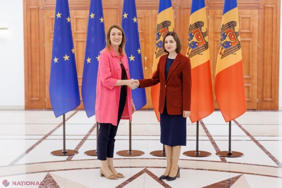 Maia Sandu și Roberta Metsola întăresc colaborarea pentru integrarea europeană a Republicii Moldova