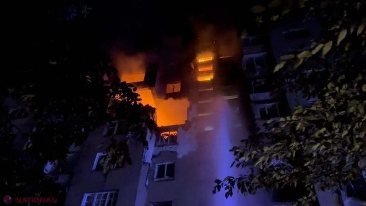 Tragedie la Hramatorsk: Un mort și incendii masive după un atac cu drone rusești, trei răniți la Harkov