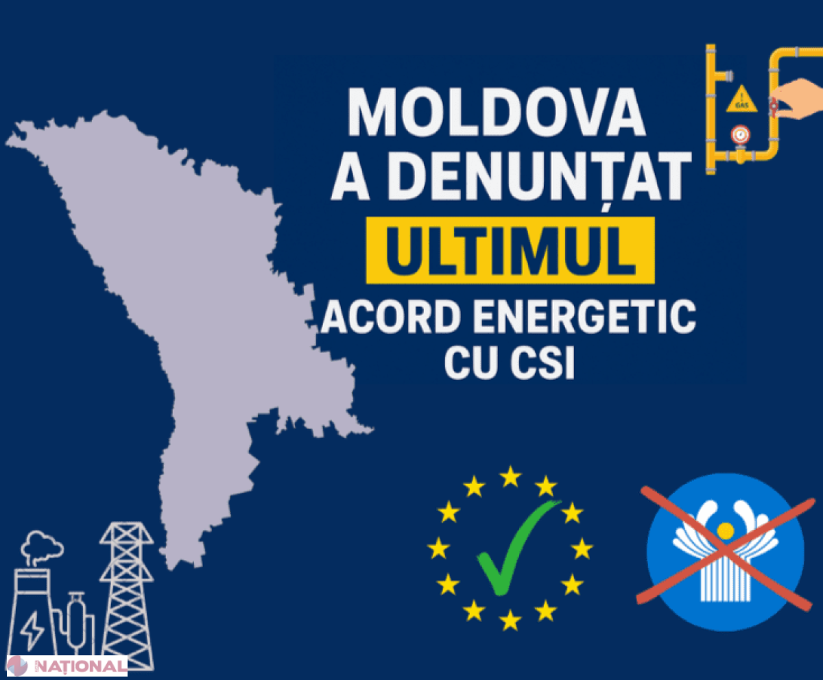 Moldova renunță la cooperarea energetică cu CSI: Ultimul acord, denunțat după 28 de ani