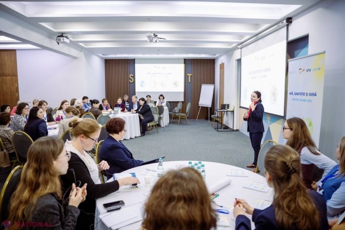 Managerii școlari din Moldova, instruiți pentru a asigura condiții mai bune de igienă și sanitație în școli