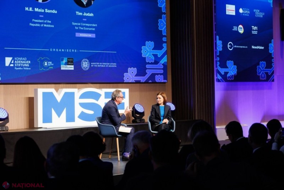 Maia Sandu: Lecții învățate pentru a proteja democrația și suveranitatea Republicii Moldova la Moldova Security Forum