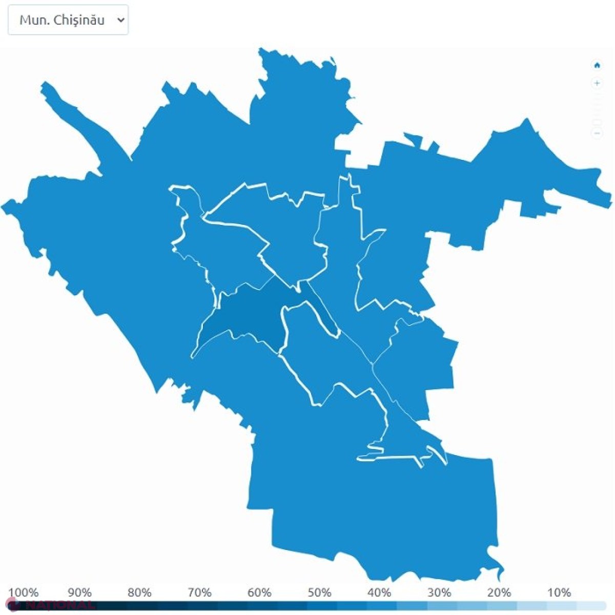 Rată de participare la vot mai mică decât cea generală: Cum se votează la Chișinău