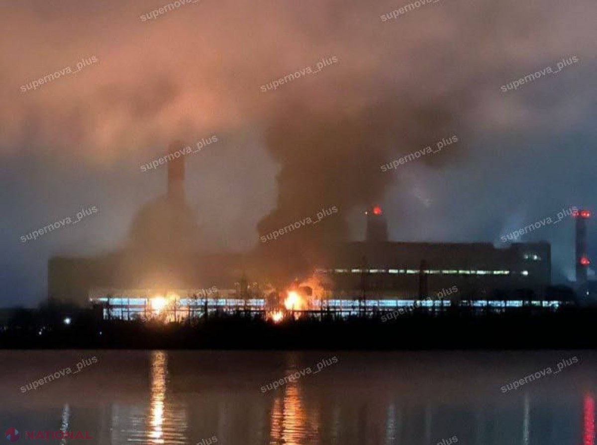 Atac cu drone asupra unei centrale electrice la est de Moscova: incendiul a fost localizat după explozii impresionante