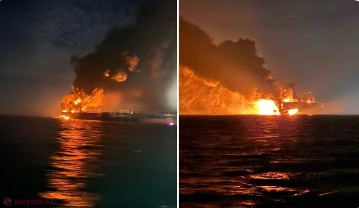 Explozii misterioase aprind două petroliere în largul coastelor turcești din Marea Neagră, fără victime raportate