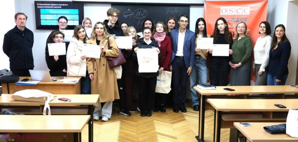 Atelier de instruire pentru studenții de la Jurnalism: Rolul mass-media în prevenirea violenței și a traficului de persoane la USM