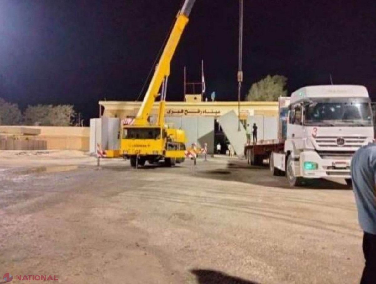 Israel permite relocarea locuitorilor din Gaza spre Egipt prin punctul Rafah