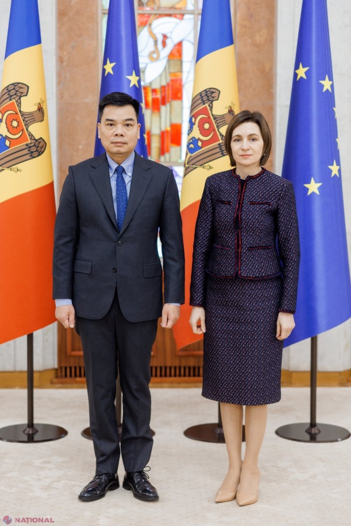 Maia Sandu a primit scrisorile de acreditare de la noi ambasadori ai Chinei și altor șase țări