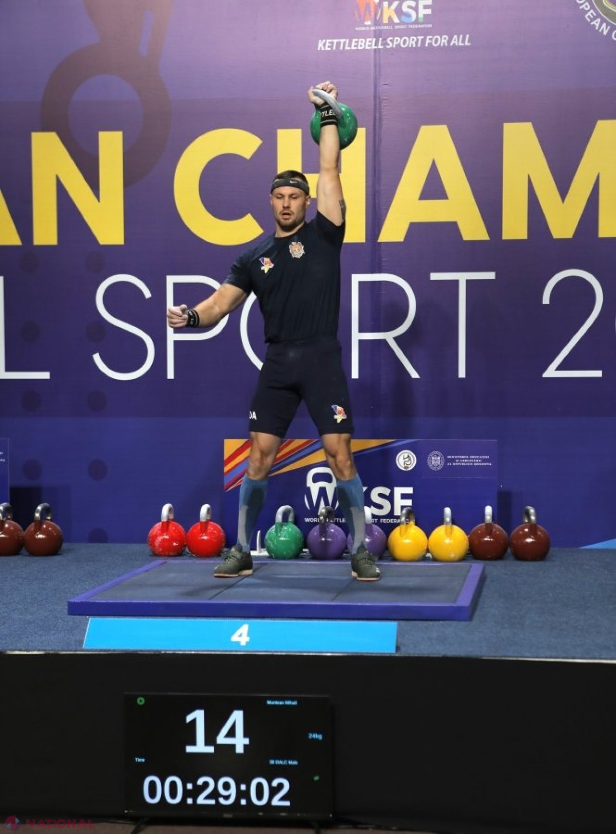 Campionatul European de kettlebell la Chișinău: Performanțe remarcabile ale sportivilor moldoveni