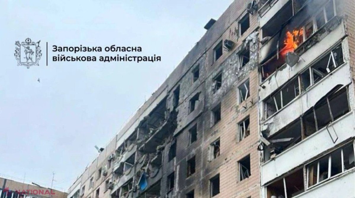 Atac aerian rusesc în Zaporojie provoacă rănirea a 26 de persoane, inclusiv un copil