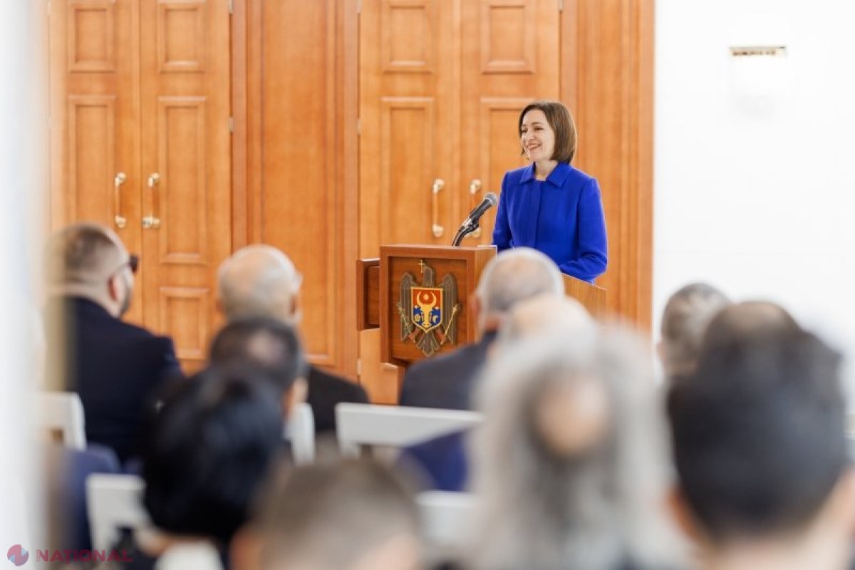 Maia Sandu a premiat cetățeni de onoare pentru contribuții remarcabile în diverse domenii 