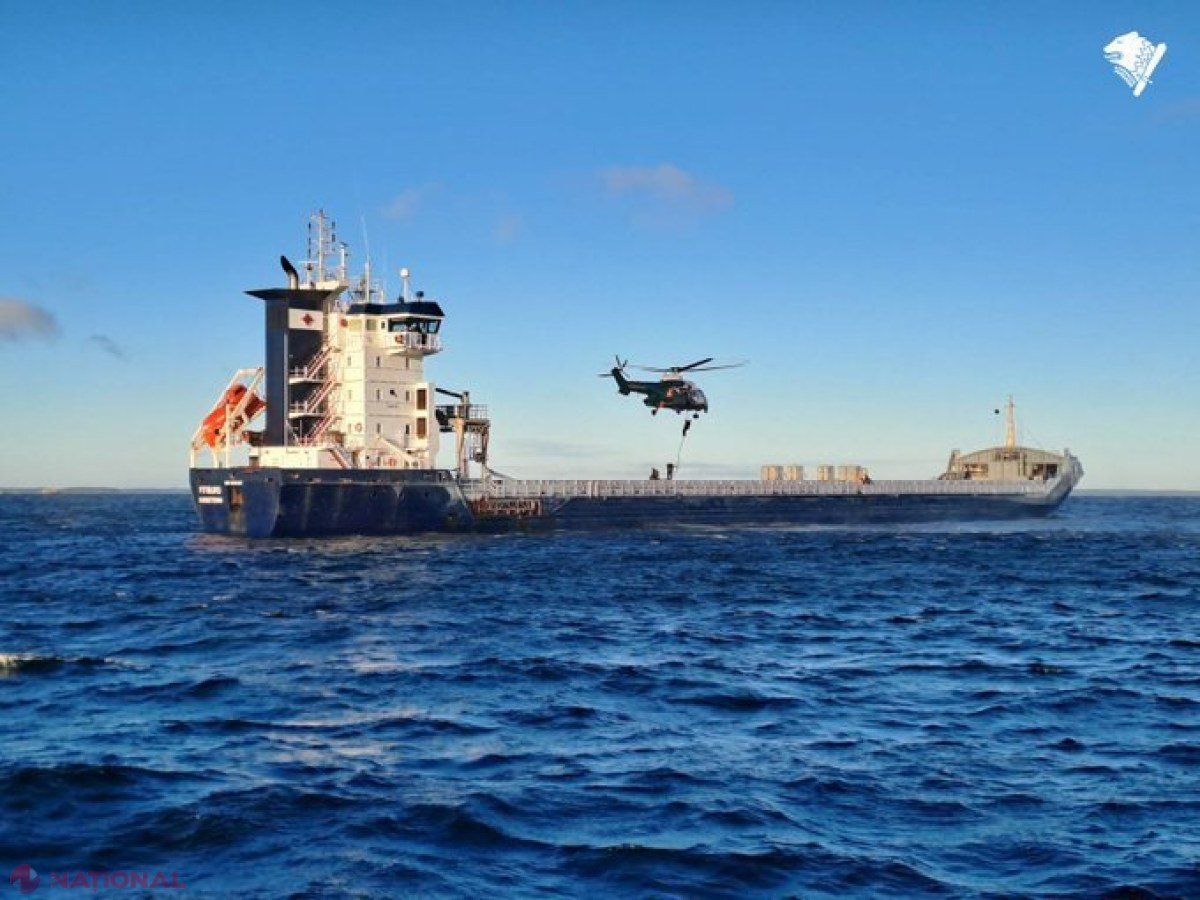 Nava din Rusia, suspectată de sabotaj în Marea Baltică, confiscată de Finlanda