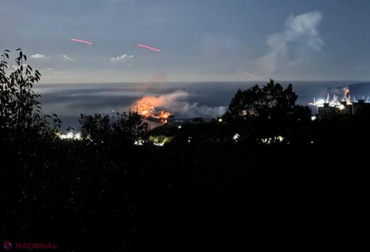 Atac cu drone ucrainene provoacă incendiu la un depozit de petrol din regiunea Volgograd
