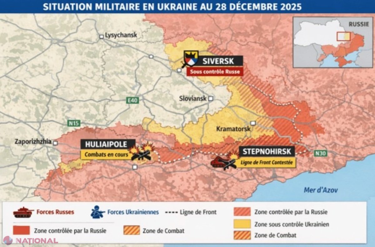 Rusia susține că a cucerit peste 300 km pătrați în Ucraina la început de ianuarie, după ce în 2024 a preluat controlul a 6.640 km pătrați