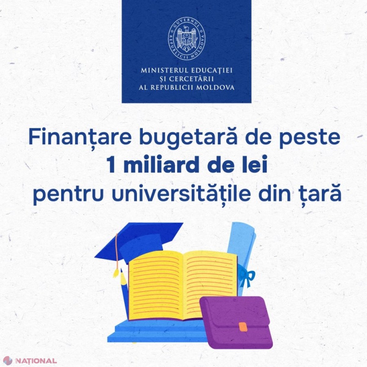 Universitățile din Moldova primesc 1,1 miliarde lei în 2026, cu bonusuri bugetare pentru performanță academică și de cercetare