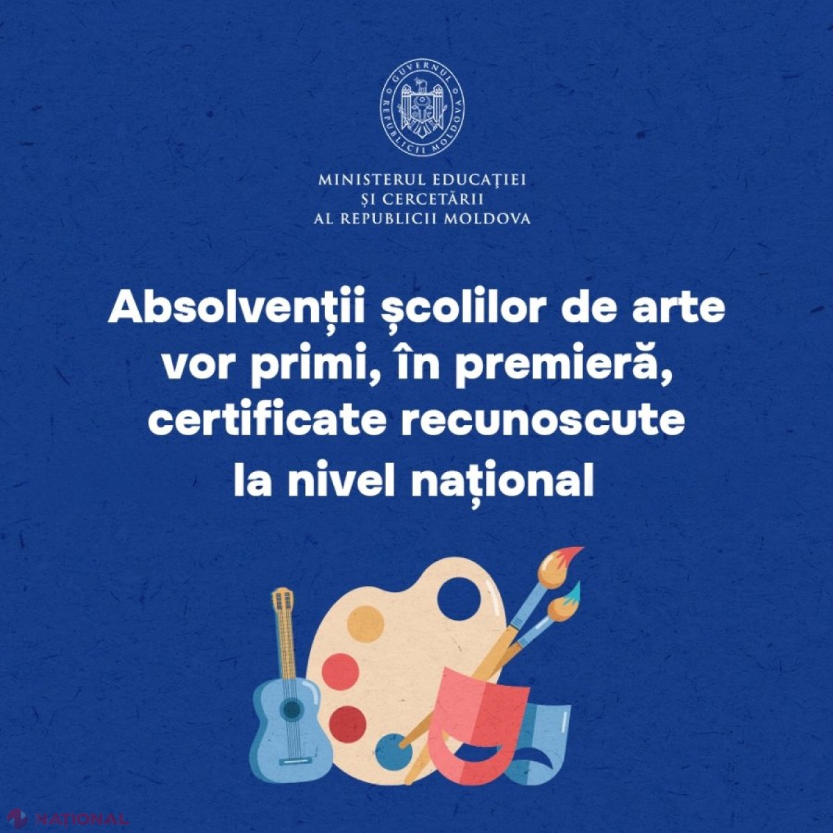 Elevii școlilor de arte vor susține din 2026 examen de absolvire cu certificat național de competență artistică