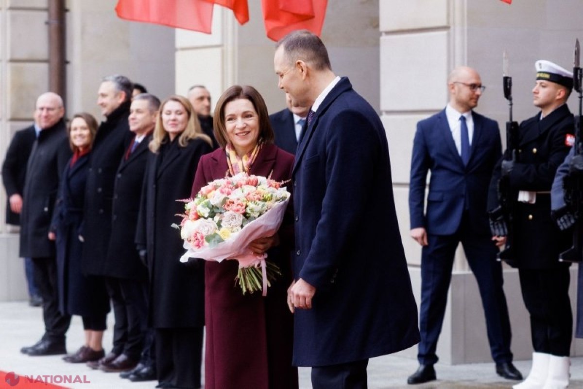 Maia Sandu, vizită oficială la Varșovia: consolidarea parteneriatului moldo-polonez, sprijin pentru aderarea la UE și cooperare în domeniul apărării