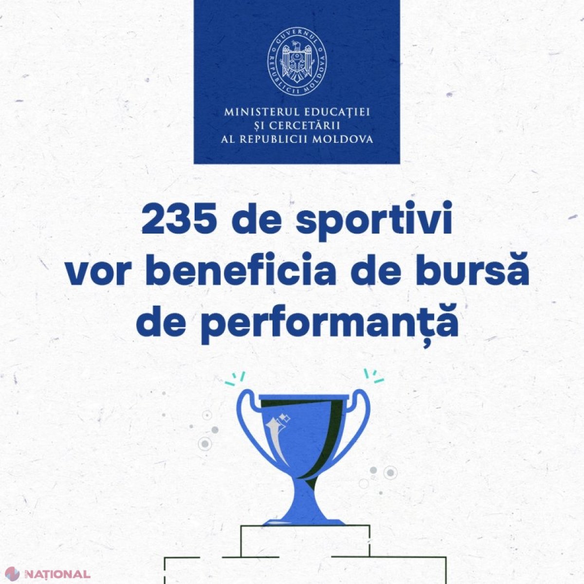 235 de sportivi moldoveni vor primi burse lunare de performanță de până la 69.600 de lei