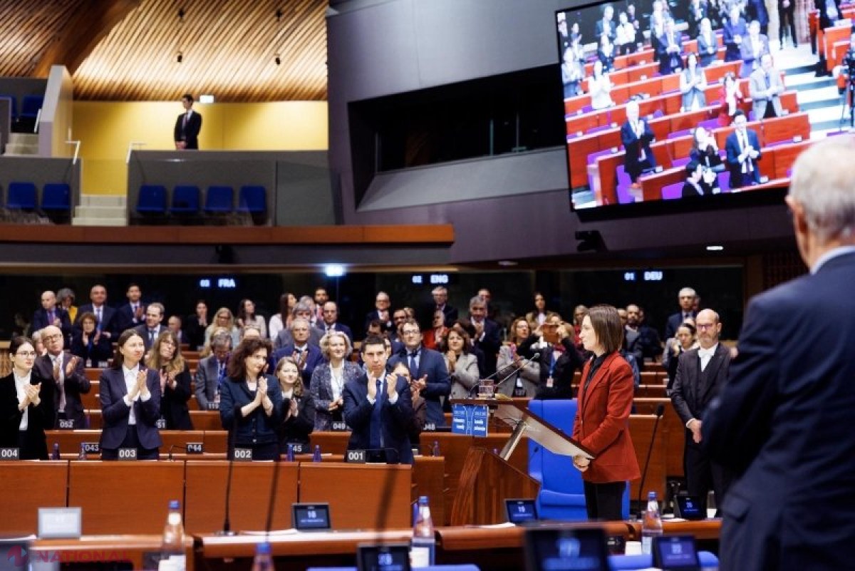 Maia Sandu avertizează la Consiliul Europei asupra celor două războaie care amenință democrațiile europene: agresiunea Rusiei și războiul hibrid al dezinformării